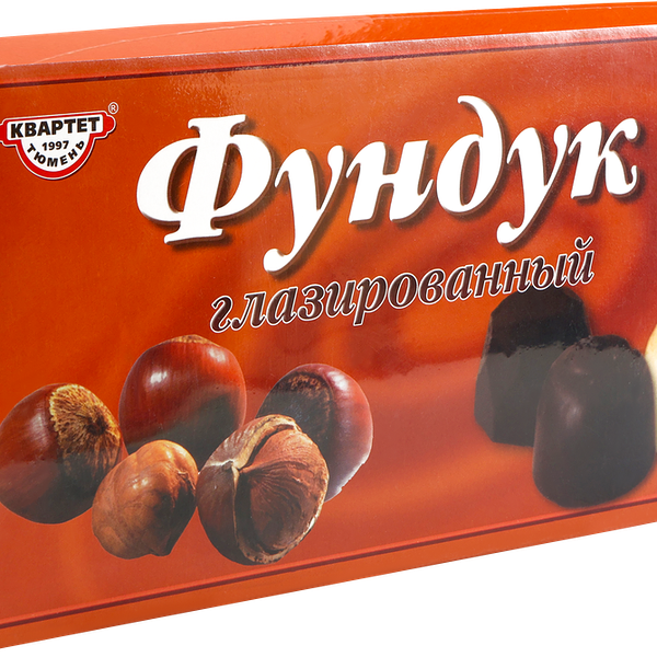 Конфеты глазированные КВАРТЕТ Фундук