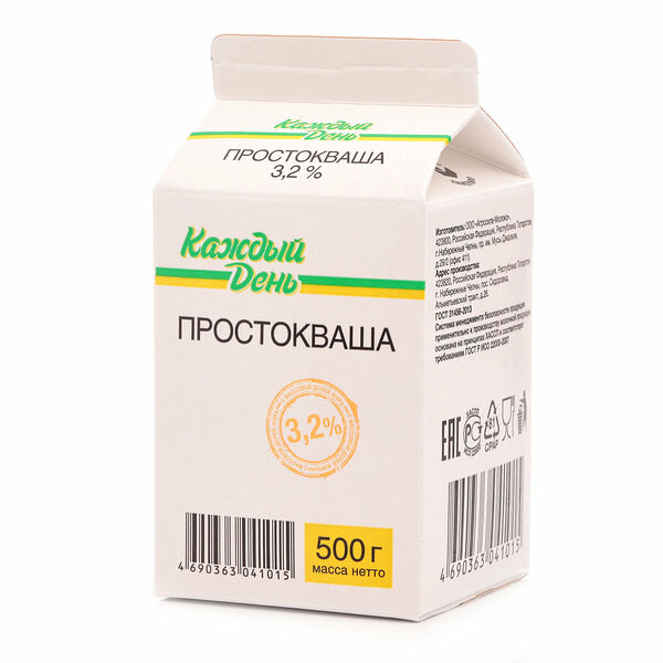 Простокваша Каждый День 3,2%