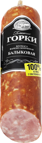 

Колбаса варено-копченая Ближние Горки Балыковая 490 г