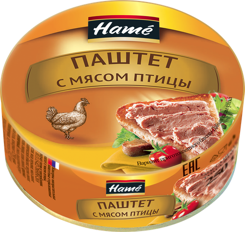 

Паштет Hame из мяса птицы 250 г