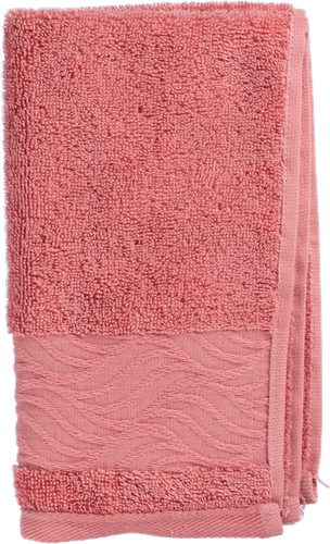 

Полотенце махровое Homeclub Плиссе 30x50 см, розовое, хлопок, Арт. ПТА-1725-3733