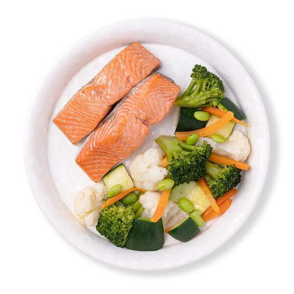 Нерка с овощами на пару, «Азбука Life» 240 г 