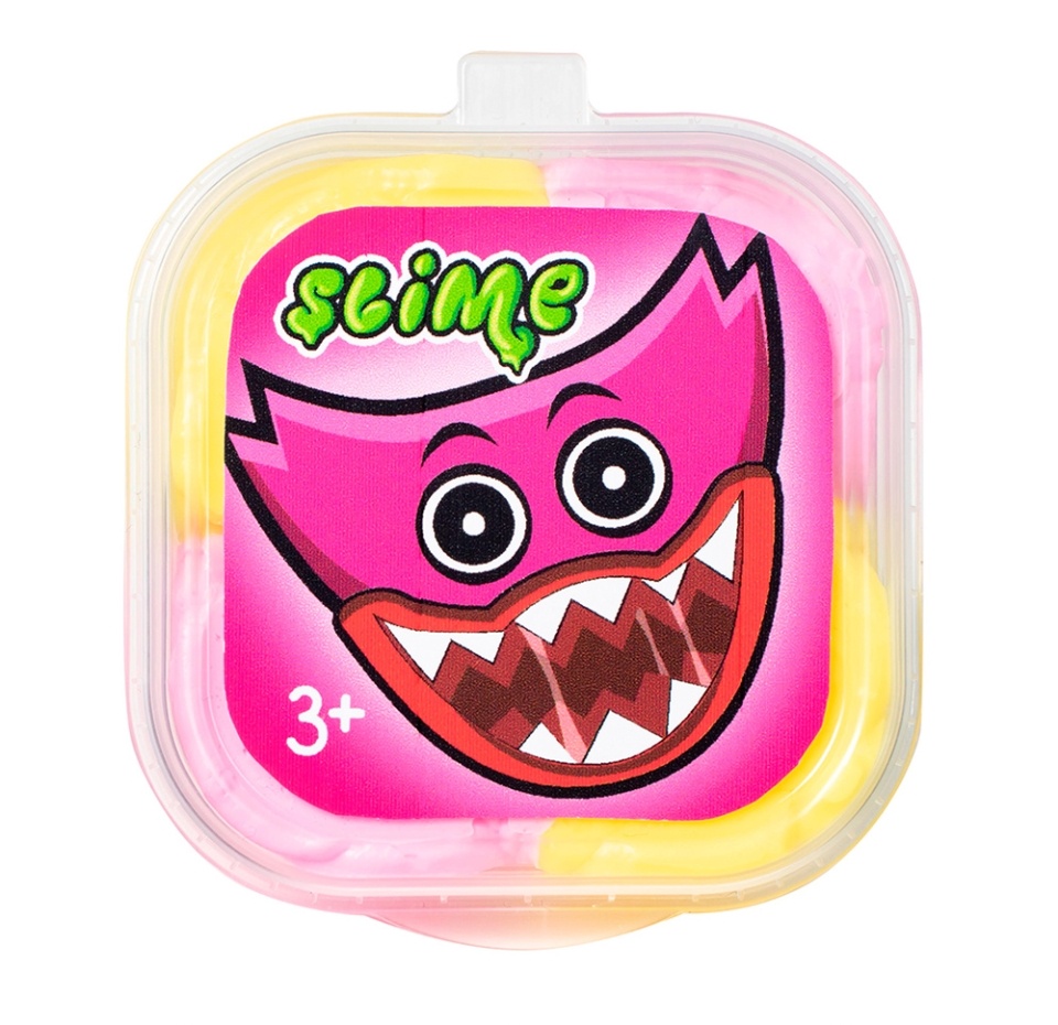 

Игрушка Slime модели Киси-миси розовый/желтый, 60 г, Россия