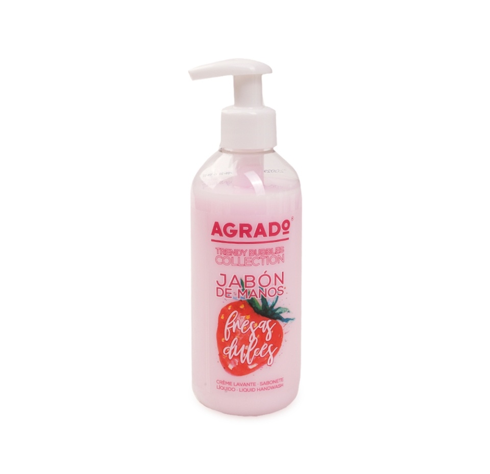 

Жидкое мыло для рук Agrado trendy bubbles sweet strawberries 300 мл Испания