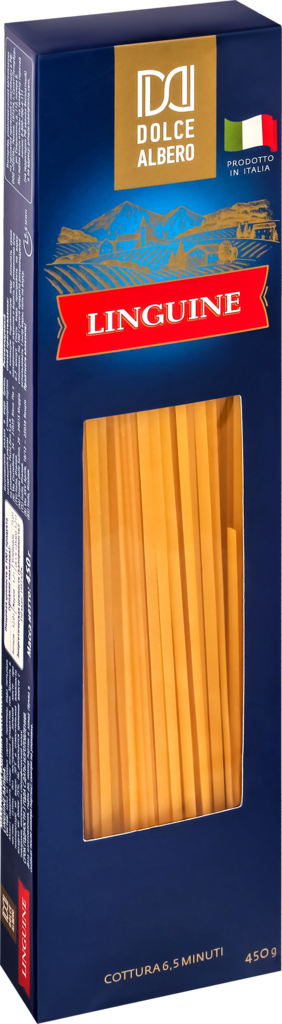 

Макароны Dolce Albero Linguine твердые сорта 450 г