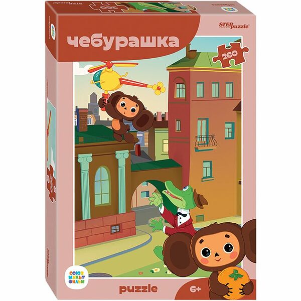 Игра настольная Мозаика Чебурашка Step Puzzle Company пазлы 260 элементов