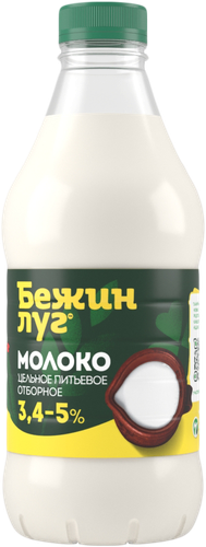 

Молоко цельное Бежин луг пастеризованное 3.4-5% 925 мл