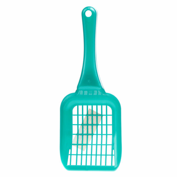 Совок Homecat для кошачьего туалета бирюзовый перламутр