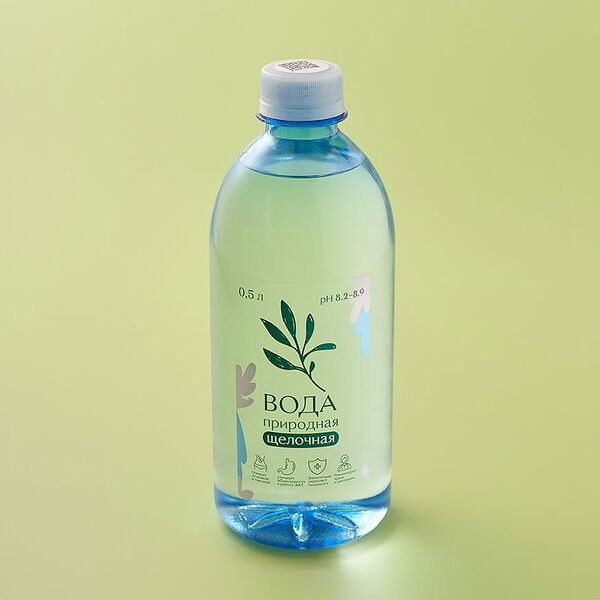 Вода щелочная 0,5л