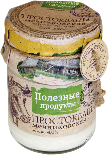 

Простокваша термостатная Полезные продукты Мечниковская 4% 250 г
