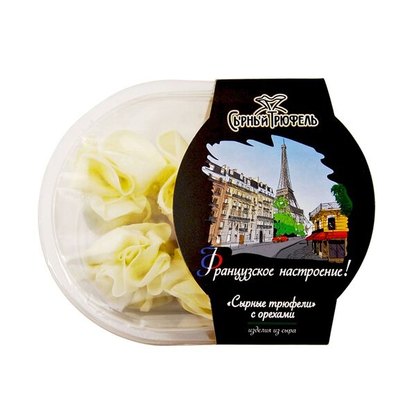 Изделие из сыра Сырные трюфели с орехами Сырный трюфель 29% 145 г