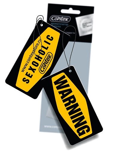 Ароматиз. возд. для автотранспорта Contex Plus: Warning sexolik  Vanila (Ваниль)