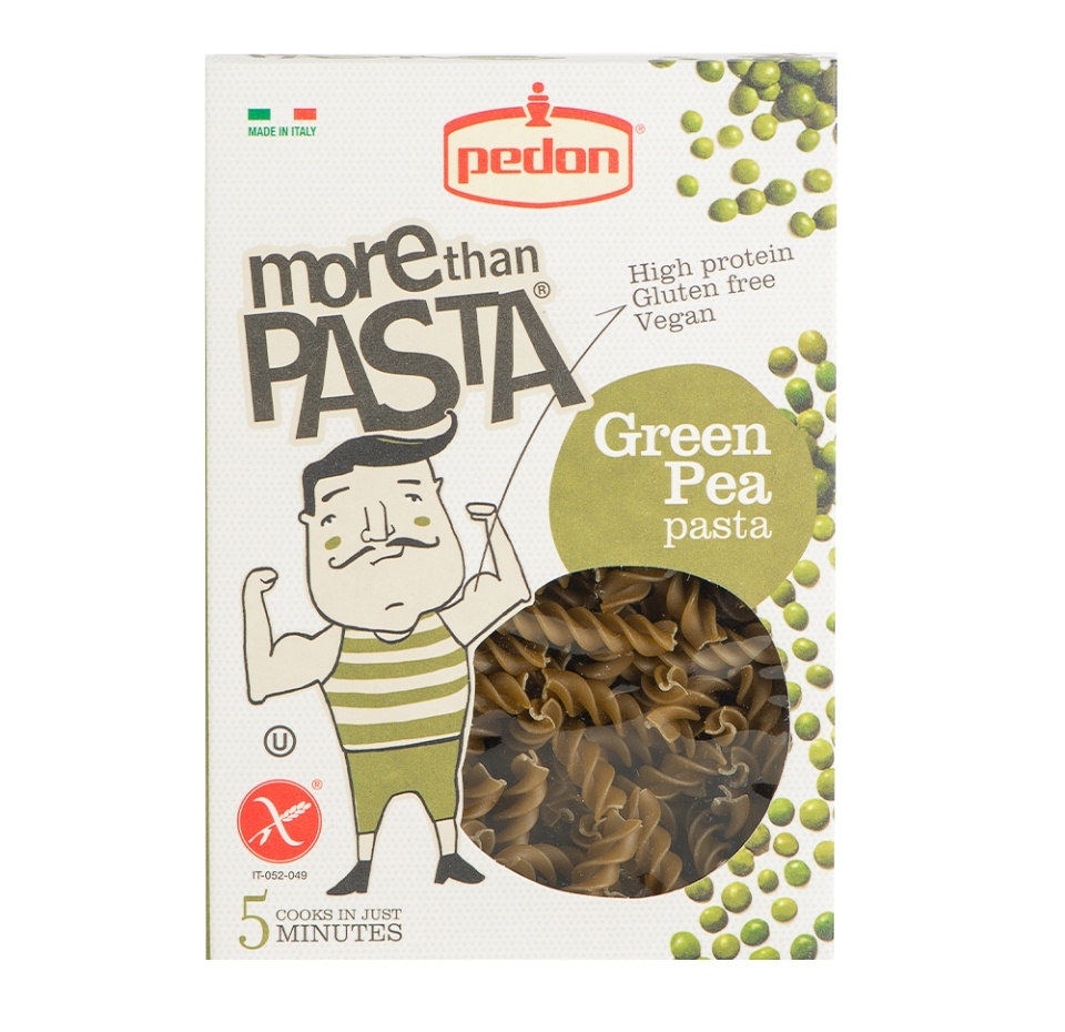 

Макаронные изделия фузилли из гороховой муки (без глютена), Pedon, 250 г, Италия