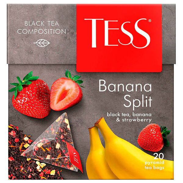 Чай Tess 20 пир*1.8 г банана сплит