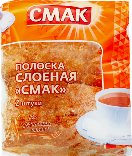 

Полоска Смак слоеная 80 г