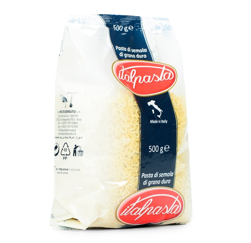 

Макаронные изделия «Алфавит», Italpasta
