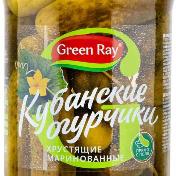 Огурцы маринованные Green Ray Кубанские