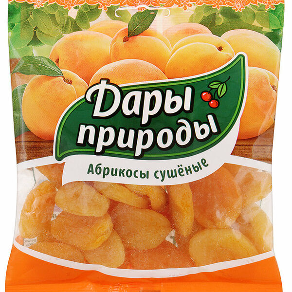 Абрикосы Дары Природы сушеные 150г