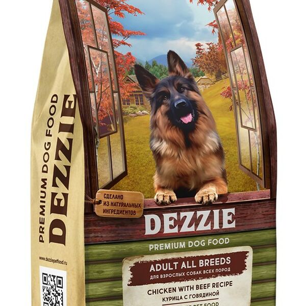 Сухой корм для собак Dezzie All Breeds Adult Курица/Говядина