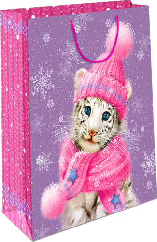 

Пакет подарочный Арт и Дизайн Новый год 18х223х10см