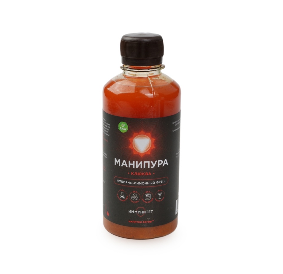 

Фреш имбирно-лимонный Напитки Богов Манипура клюква 250 мл