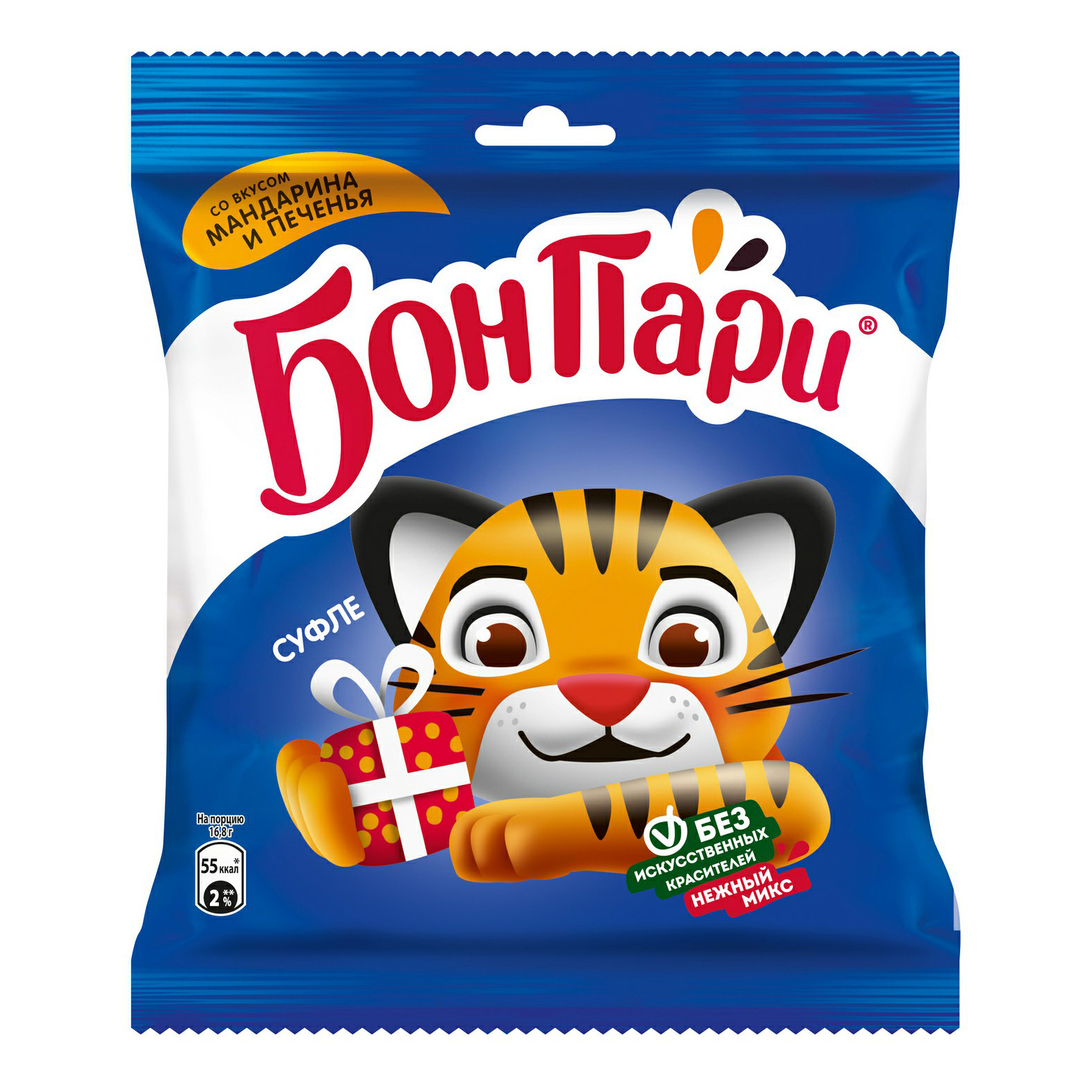 

Суфле Бон Пари со вкусом мандарина и печенья 90 г