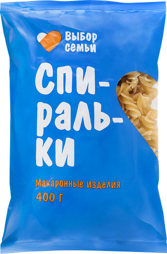 Макароны ВЫБОР СЕМЬИ Спиральки группа В