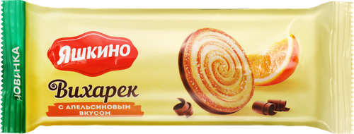 

Печенье сахарное Яшкино Вихарек с апельсиновым вкусом 155 г