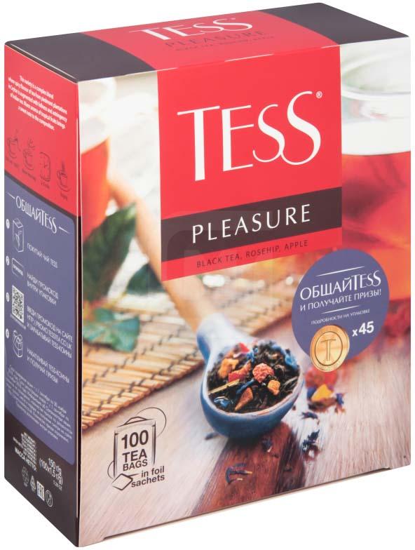 

Чай черный Tess Pleasure фруктовый 100пак