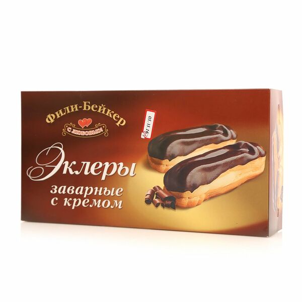 Эклеры Фили-Бейкер заварные с кремом 250 г
