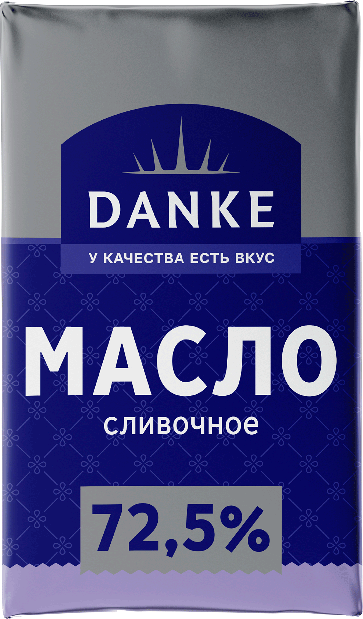 

Масло сливочное Danke 72.5%