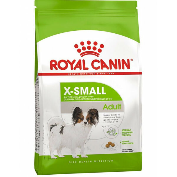 Royal Canin X-Small Adult для собак миниатюрных размеров (весом до 4 кг) в возрасте c 10 месяцев до 8 лет 1,5 кг
