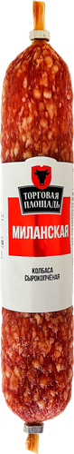 

Колбаса сырокопченая ТОРГОВАЯ ПЛОЩАДЬ Фирменный рецепт Миланская, 245г