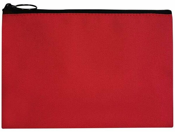 Пенал-косметичка Auchan Essential красный, 20x3x12 см