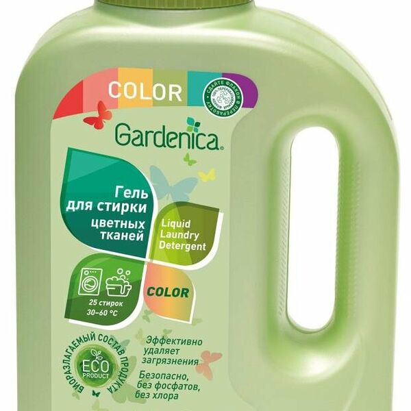 Гель для стирки Gardenica для цветных тканей 1 л