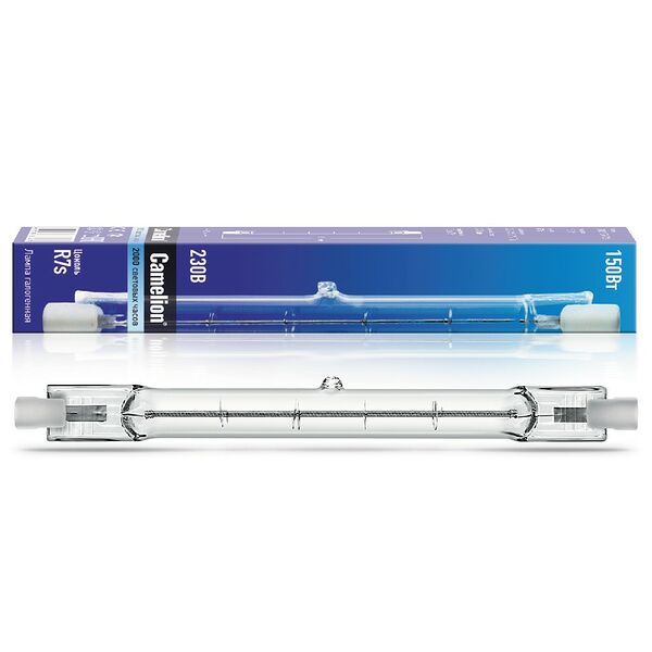 Лампа галогенная линейная Camelion, R7s, 150Вт, 220В