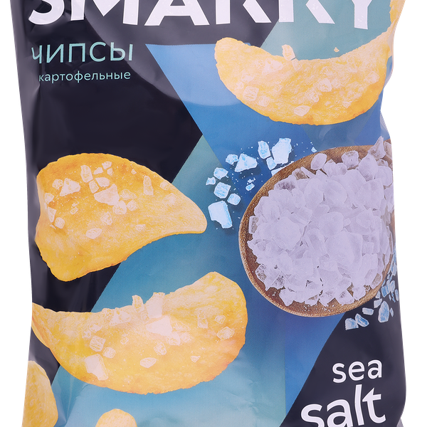Чипсы картофельные SMAKKY с солью, 180г