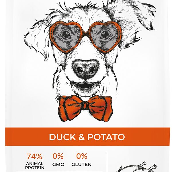 Корм Best Dinner 12 кг Sensible Medium&Maxi Duck&Potato для взрослых собак средних и крупных пород с уткой и картофелем