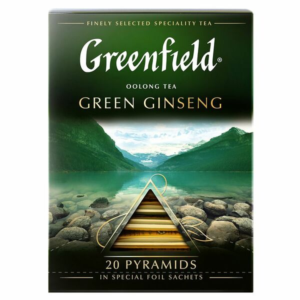 Чай зеленый Greenfield Green Ginseng в пирамидках