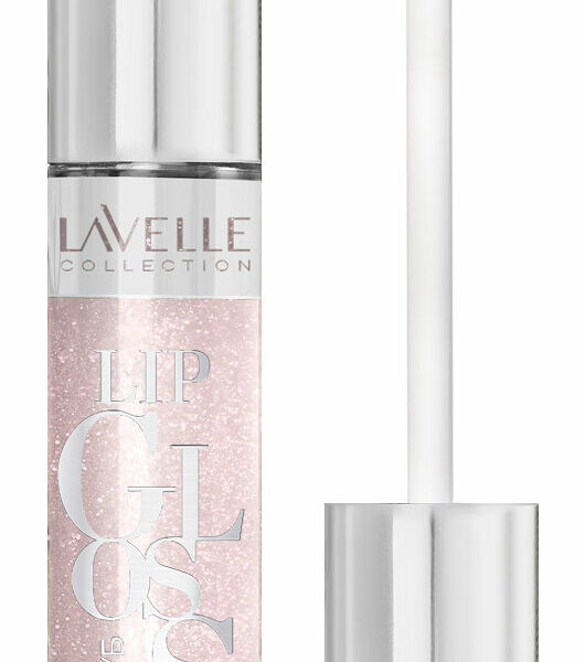 Блеск для губ Lavelle Collection Silver 55 нежно-сиреневый искрящийся 10 мл