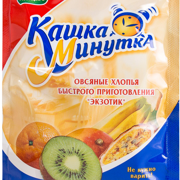 Хлопья овсяные Кашка-минутка экзотик 37г