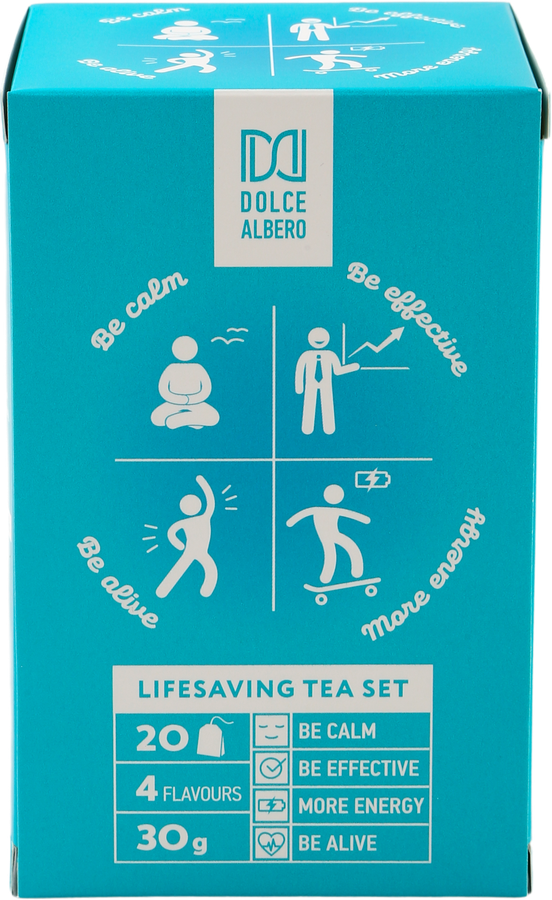 

Набор чайных напитков Dolce Albero Lifesaving Tea, 20 пак., 30 г