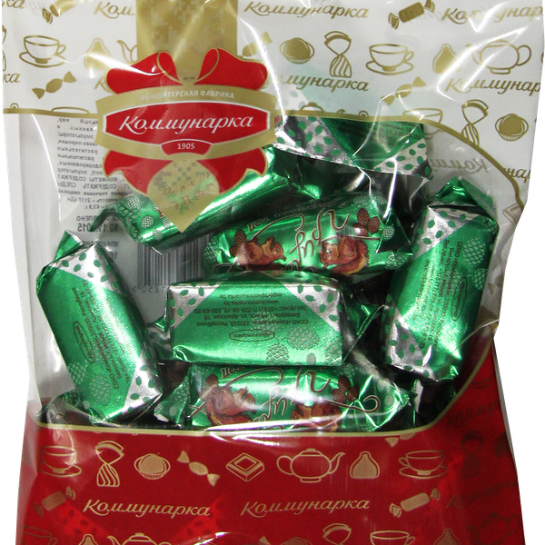 Конфеты Грильяж с арахисом  вес 200г Коммунарка