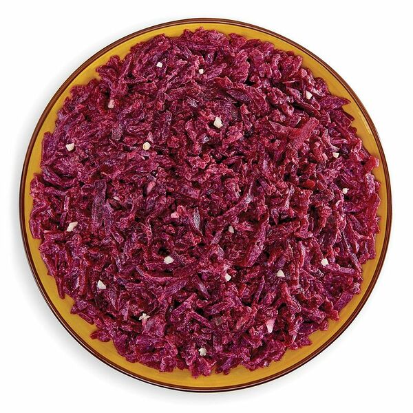 Салат из свеклы с чесноком