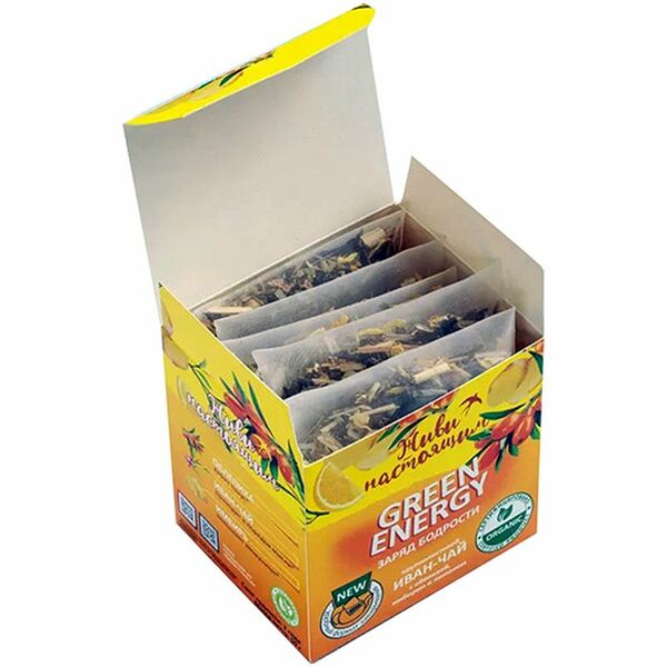 Напиток чайный Green Energy Заряд бодрости чайный, 10x5г
