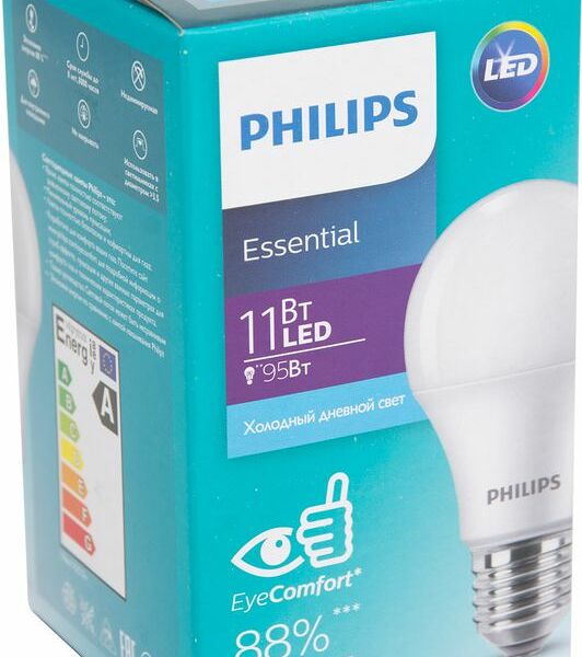 Лампа светодиодная Philips 11Вт E27