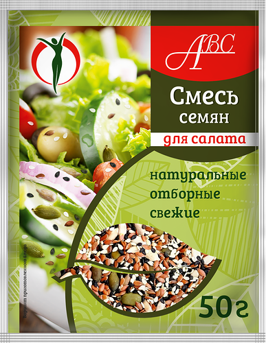 Смесь семян для салата АВС, 50г