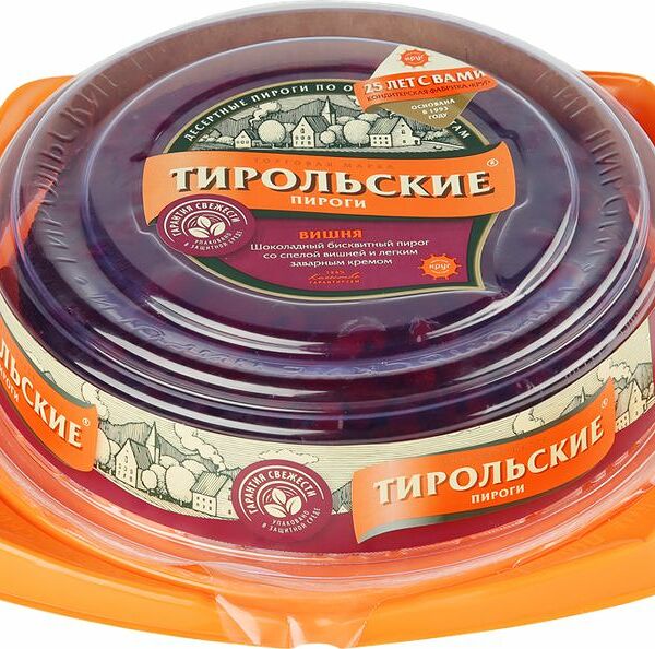 Пирог Тирольский с вишней 610г
