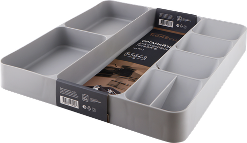 

Органайзер для столовых приборов HOMECLUB Smart Storage 39,7х38,4х5,3см, пластик