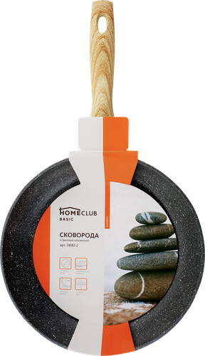 

Сковорода HOMECLUB Mineral 26см, кованый алюминий Арт. 14583-2